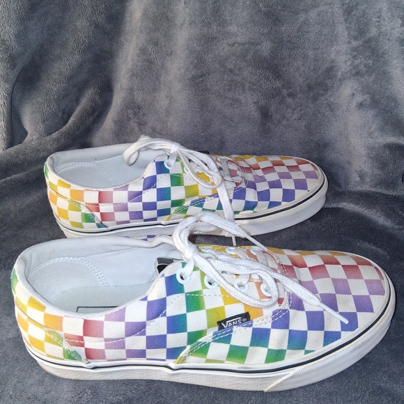 Vans Colorful Checkered Sneakers - Picture 3 of 4